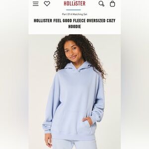 Rarely worn Hollister oversized hoodie - size medium